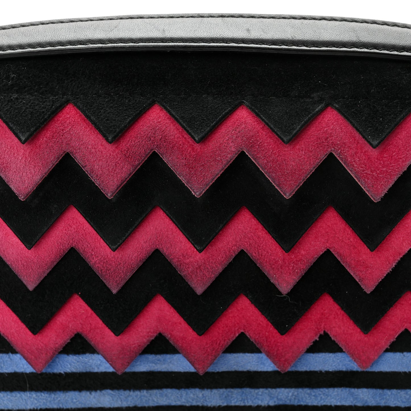 Suede Zig Zag Mini Aileen Crossbody Multicolor