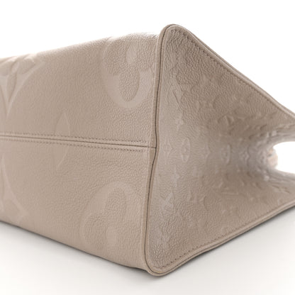 Louis Vuitton Empreinte Monogram Giant Onthego MM Tourterelle 9 of 12