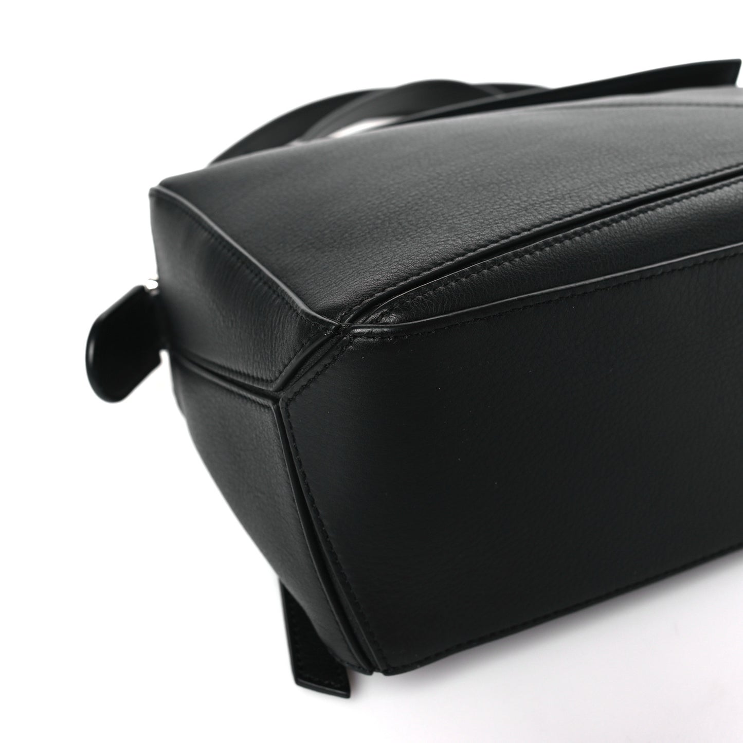Calfskin Small Puzzle Bag Black