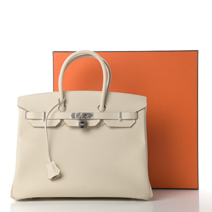 Hermes Epsom Birkin 35 Craie 11 of 11
