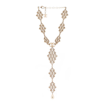 Chanel Pearl Monte-Carlo Nights CC Pendant Necklace Gold 3 of 7