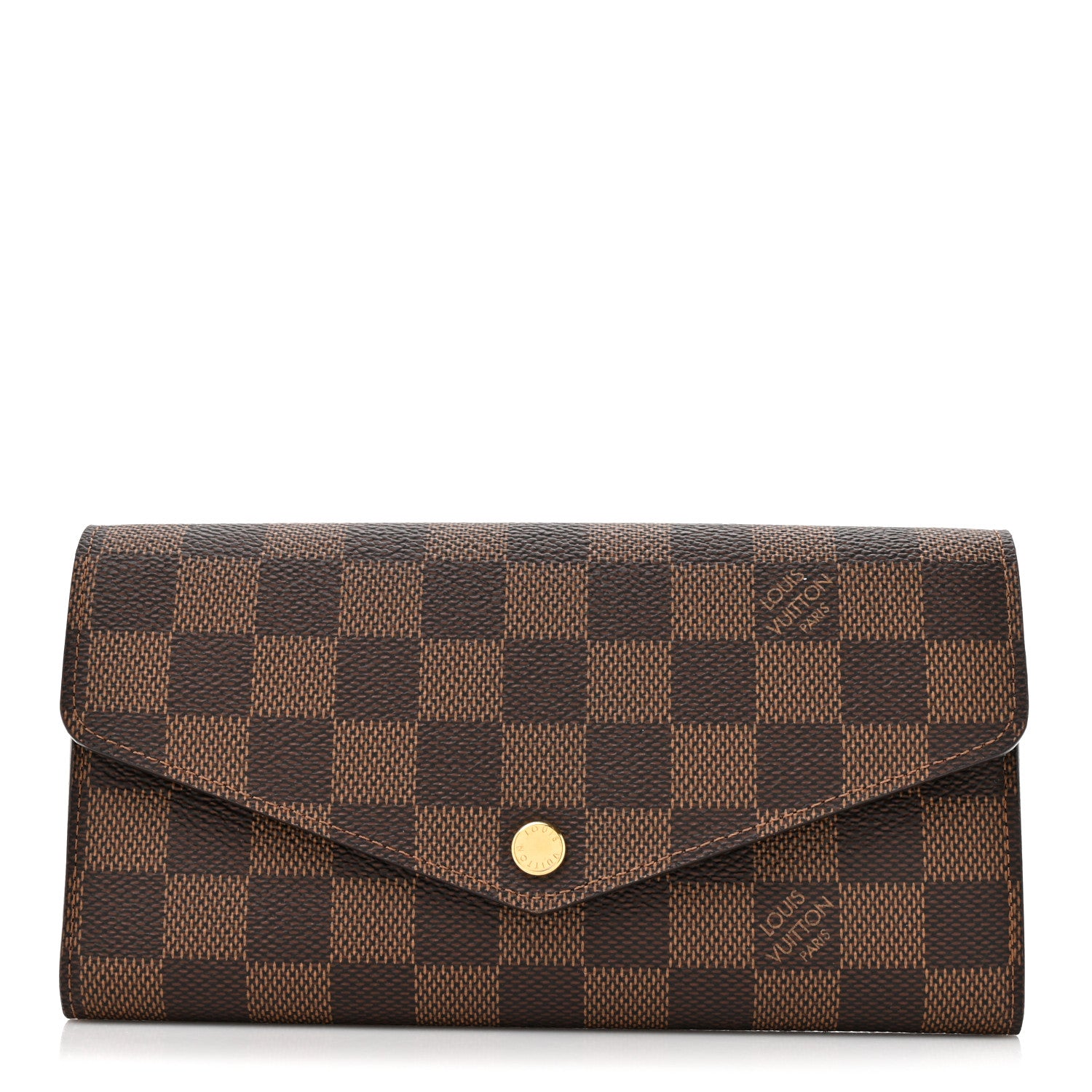 Louis Vuitton Damier Ebene Sarah Wallet NM 1 of 9