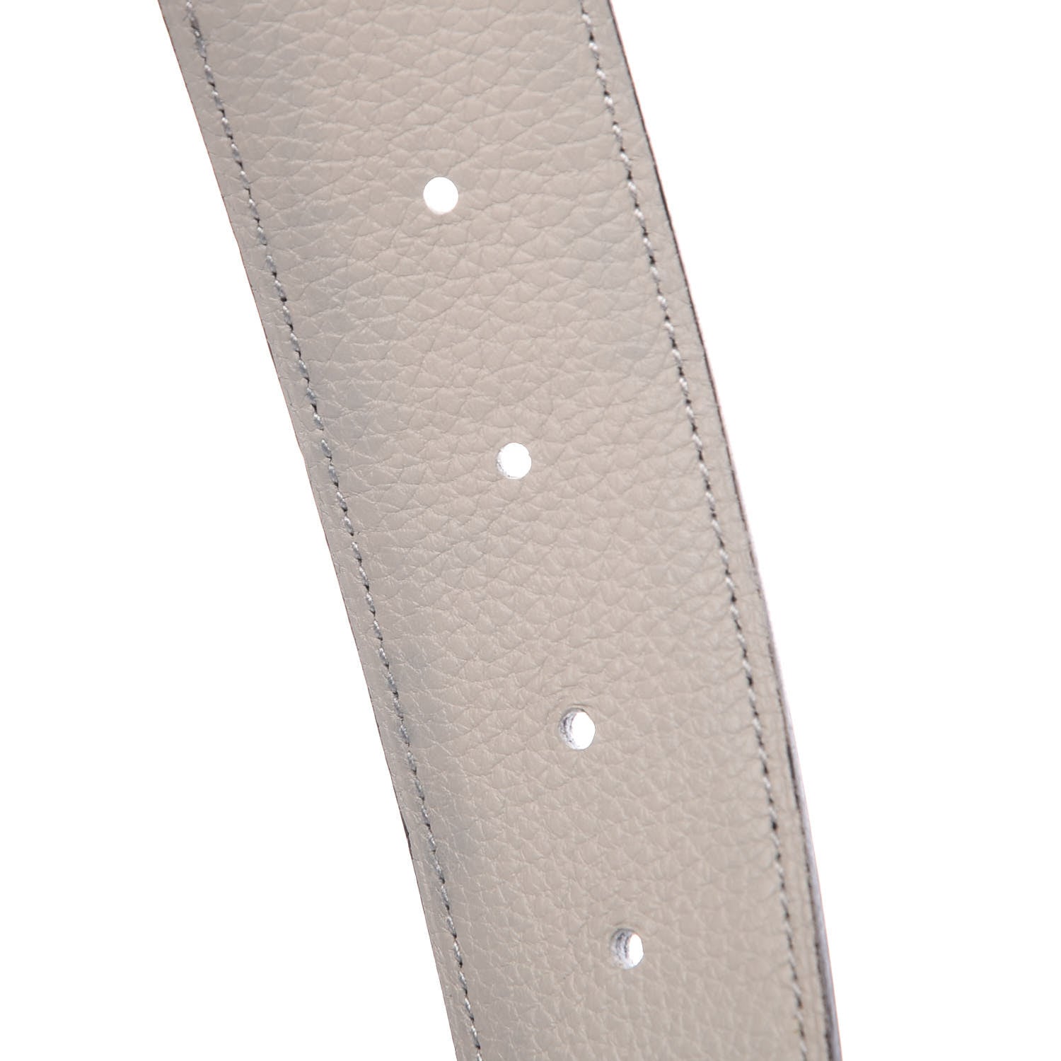 Hermes Togo 42mm Belt Strap 100 Black Gris Perle 4 of 8