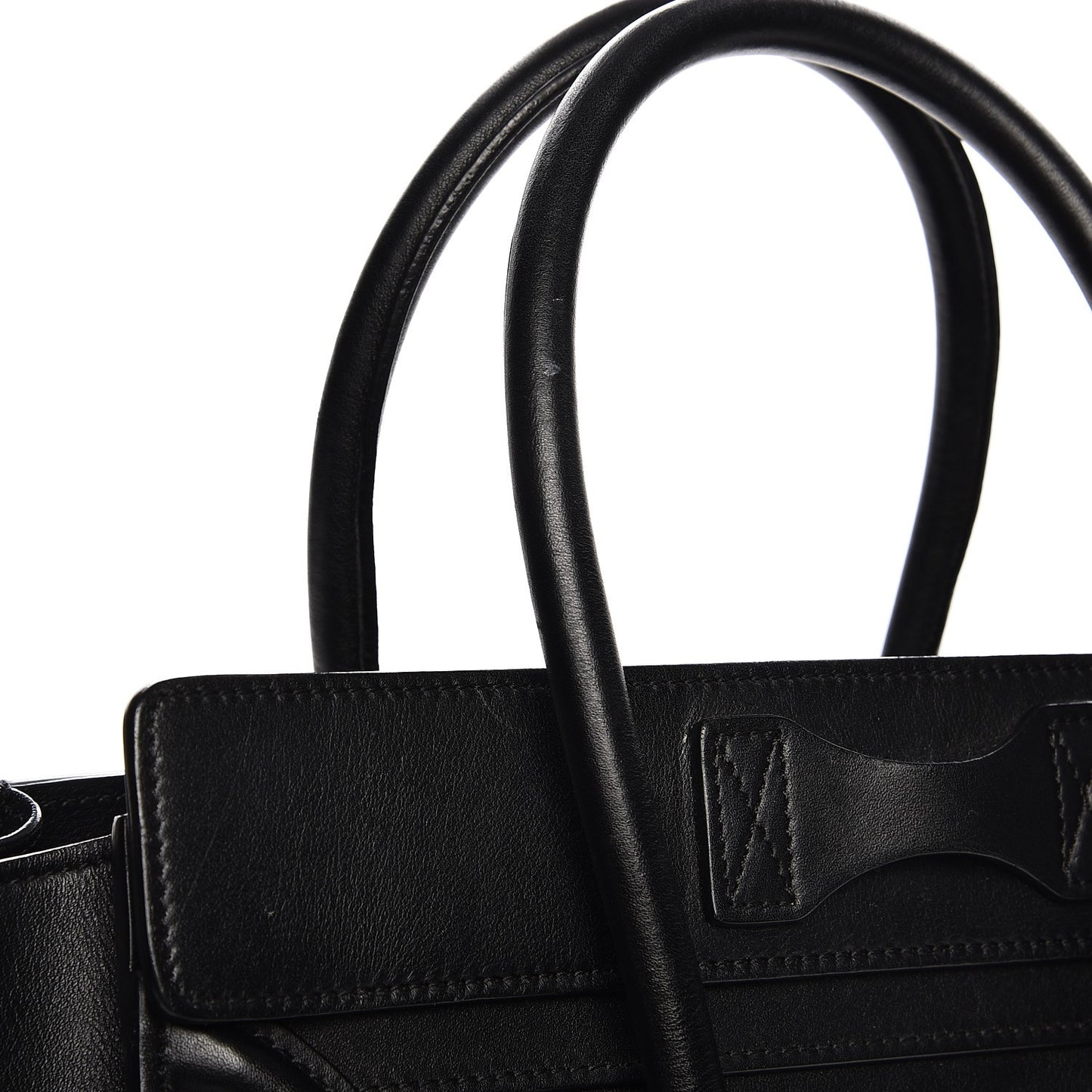 Smooth Calfskin Micro Luggage Black