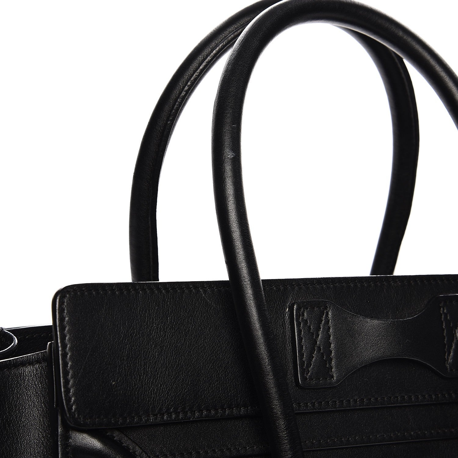 Celine Smooth Calfskin Micro Luggage Black 12 of 16