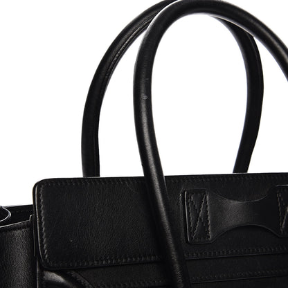 Celine Smooth Calfskin Micro Luggage Black 12 of 16