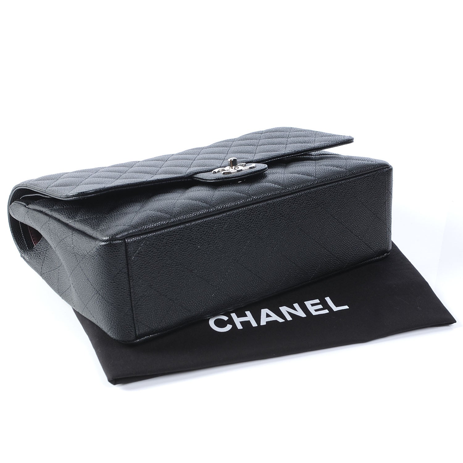 Chanel Caviar Maxi Double Flap Black 4 of 7