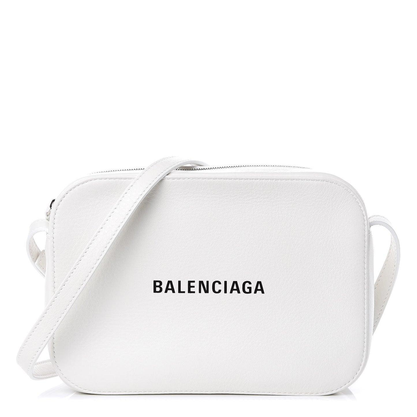Calfskin Logo S Everyday Camera Bag White