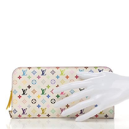 Louis Vuitton Monogram Multicolor Insolite Wallet White Citron 2 of 9