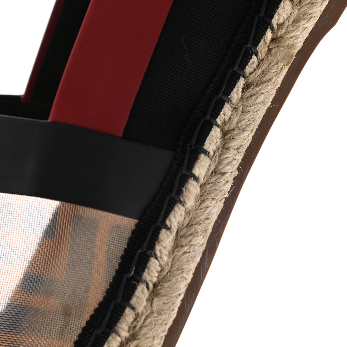 Canvas Mesh FF Colibri Espadrilles 39 Black Tobacco Moro