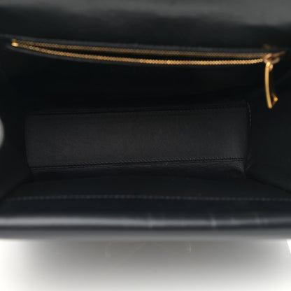 Bottega Veneta Box Calfskin Nappa Clip Bag Black 5 of 9