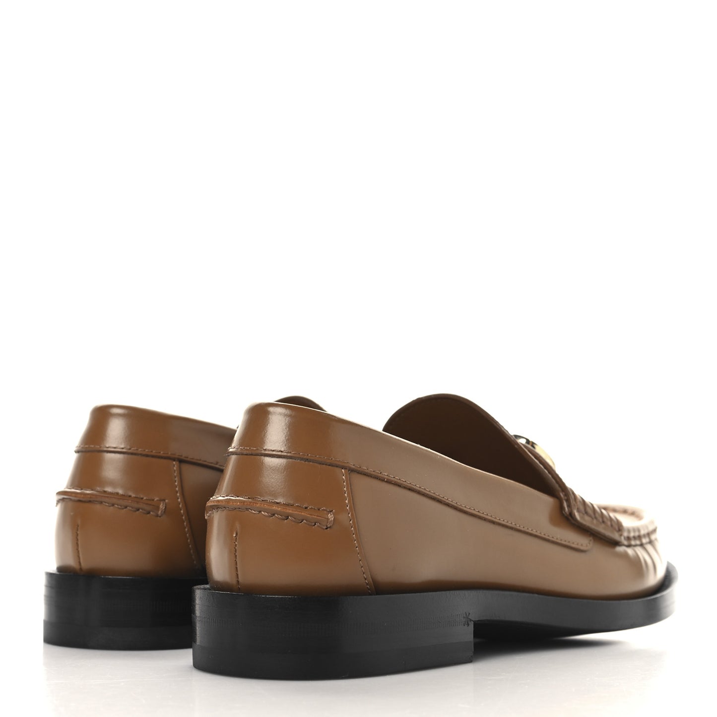 Calfskin Millennial Ribot Womens GG Loafers 37 Luminious Wood