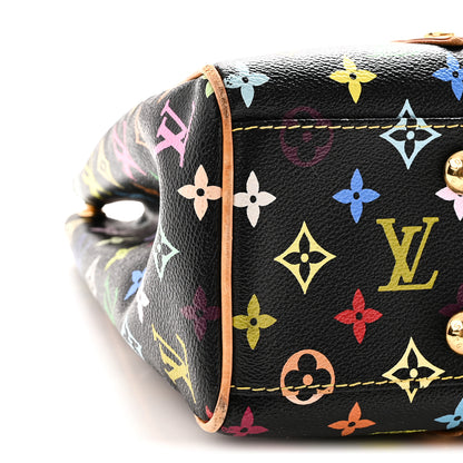 Louis Vuitton Monogram Multicolor Aurelia MM Black 8 of 10