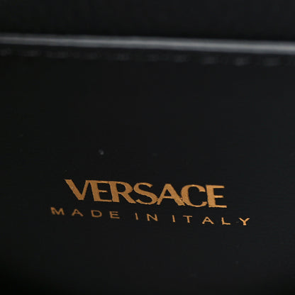 Versace Grained Calfskin Medusa Shoulder Bag Black 5 of 7