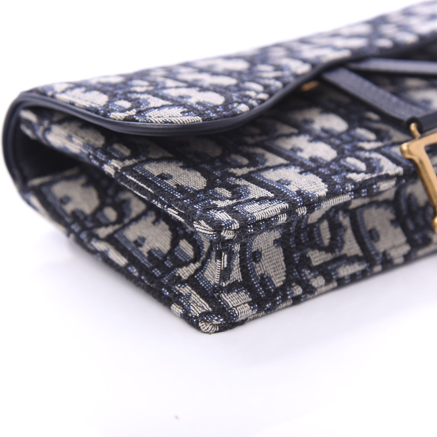 Christian Dior Oblique Saddle Belt Bag Blue 6 of 10