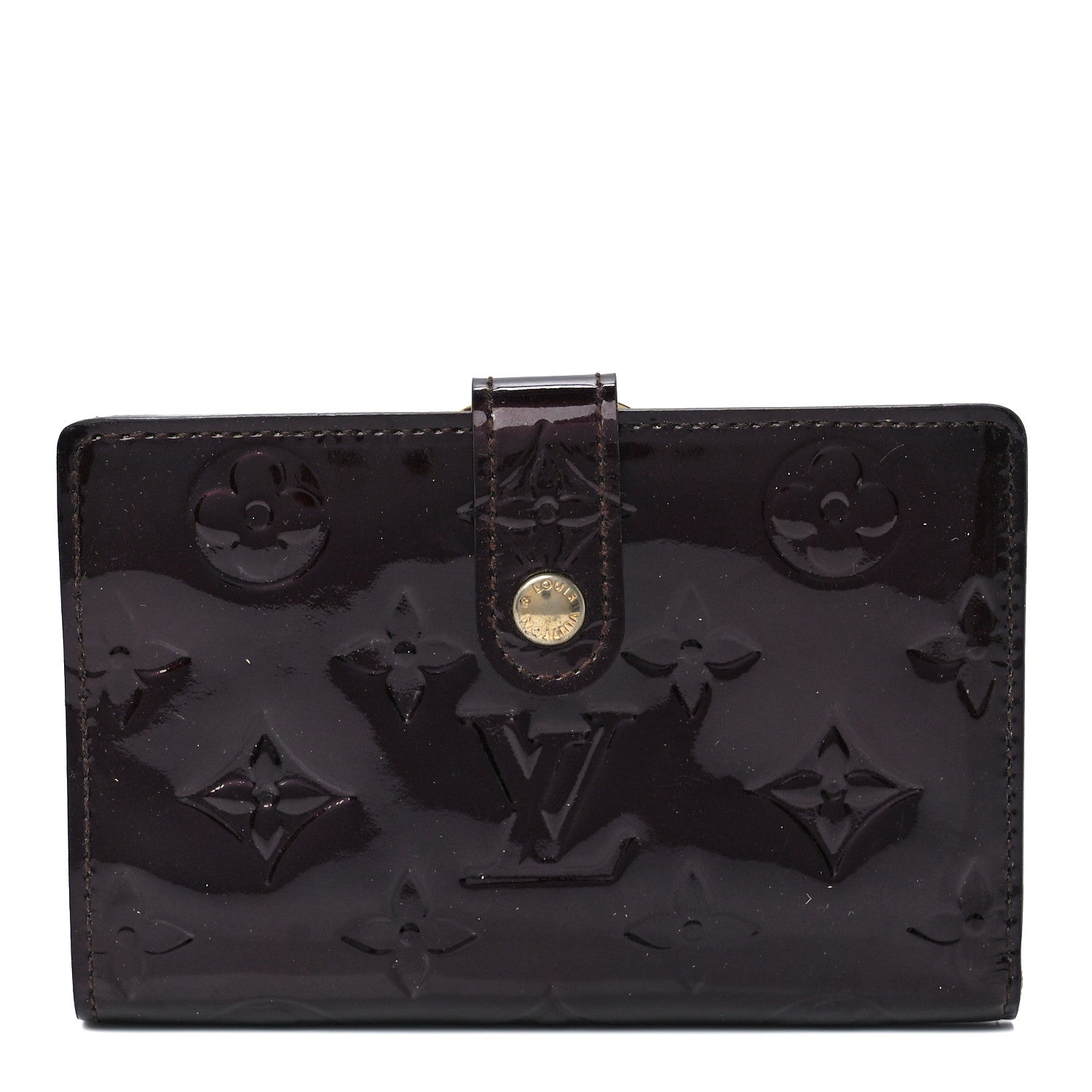 Louis Vuitton Vernis French Purse Wallet Amarante 1 of 13