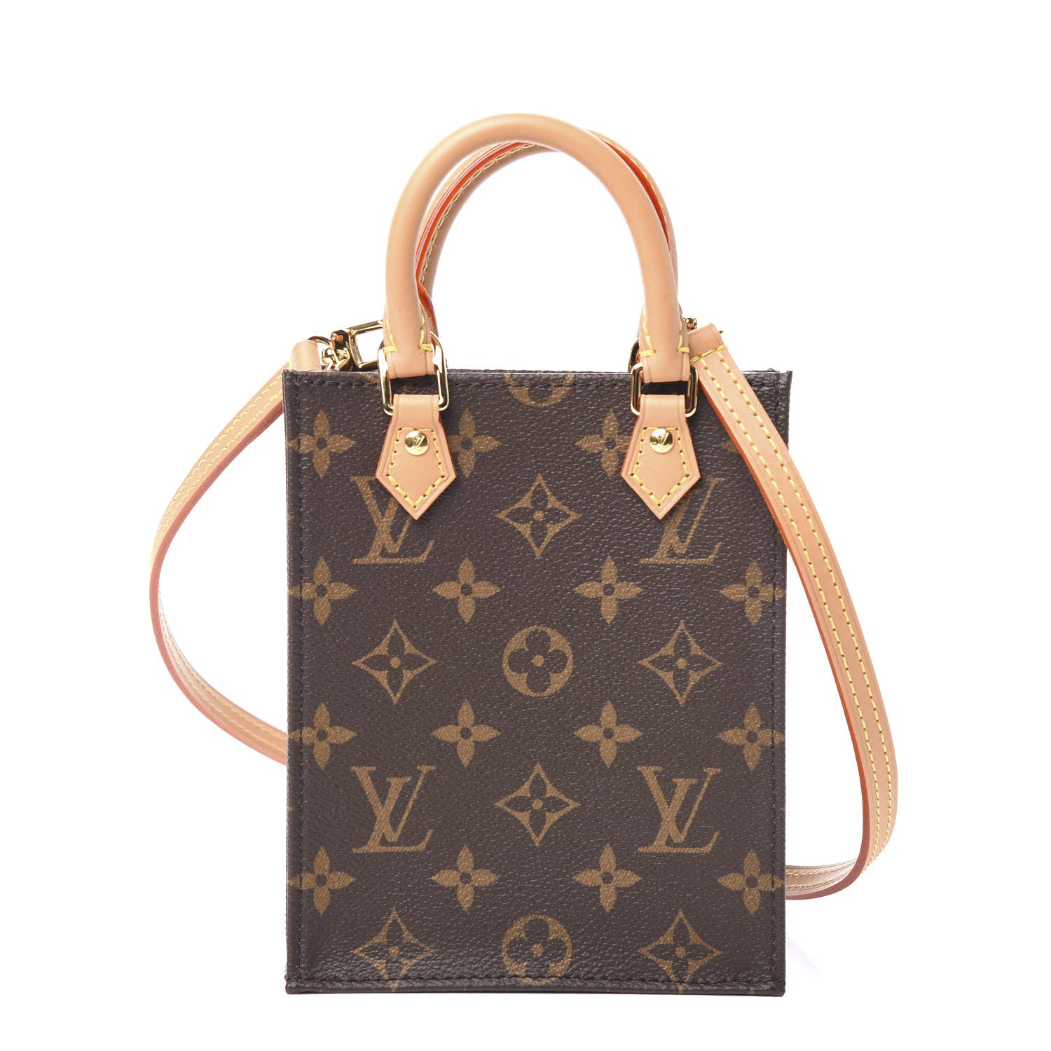 Louis Vuitton Monogram Petit Sac Plat 1 of 8