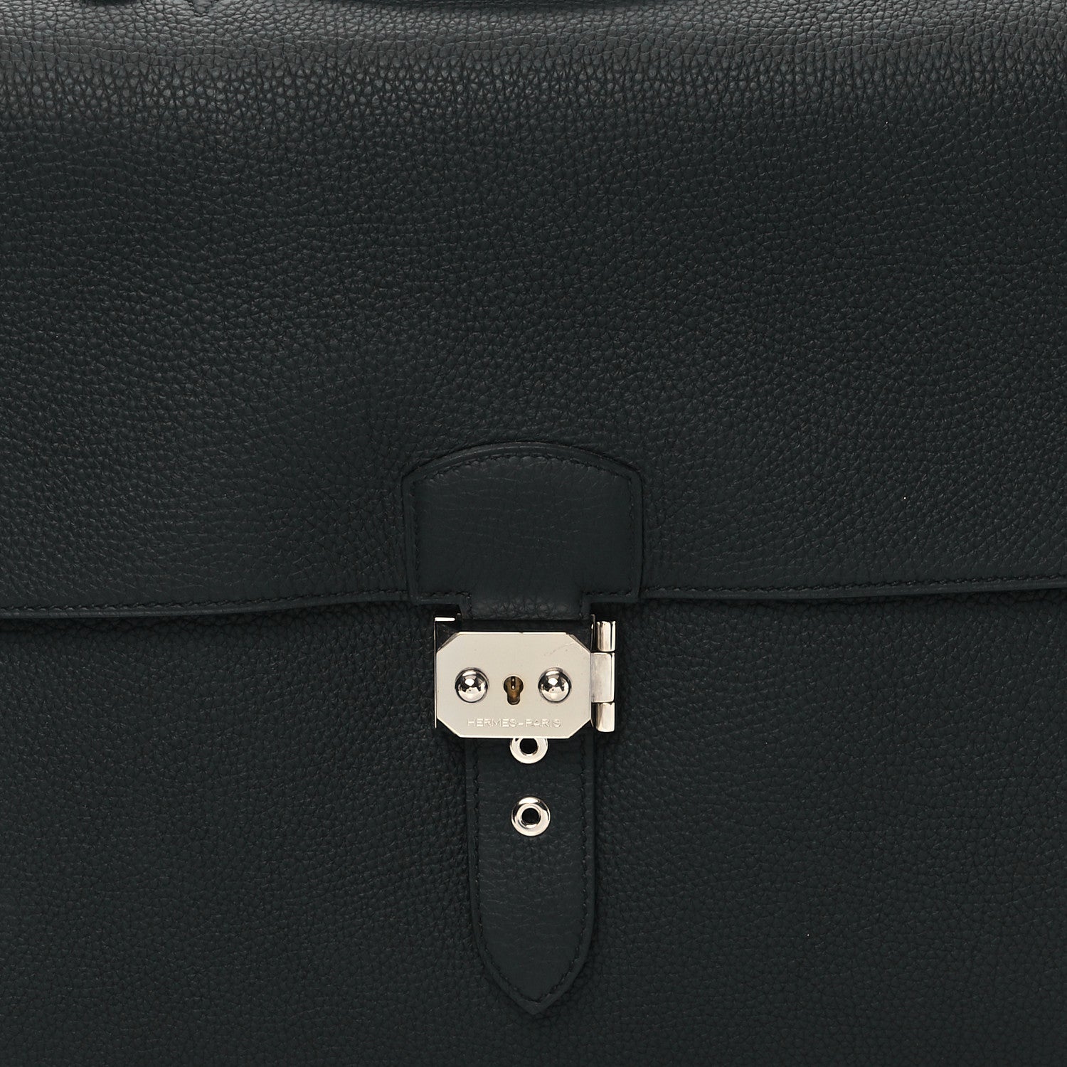 Hermes Togo Sac A Depeches 41 Briefcase Black 8 of 12
