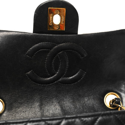 Chanel Lambskin Quilted Mini Square Flap Bag Black 12 of 13