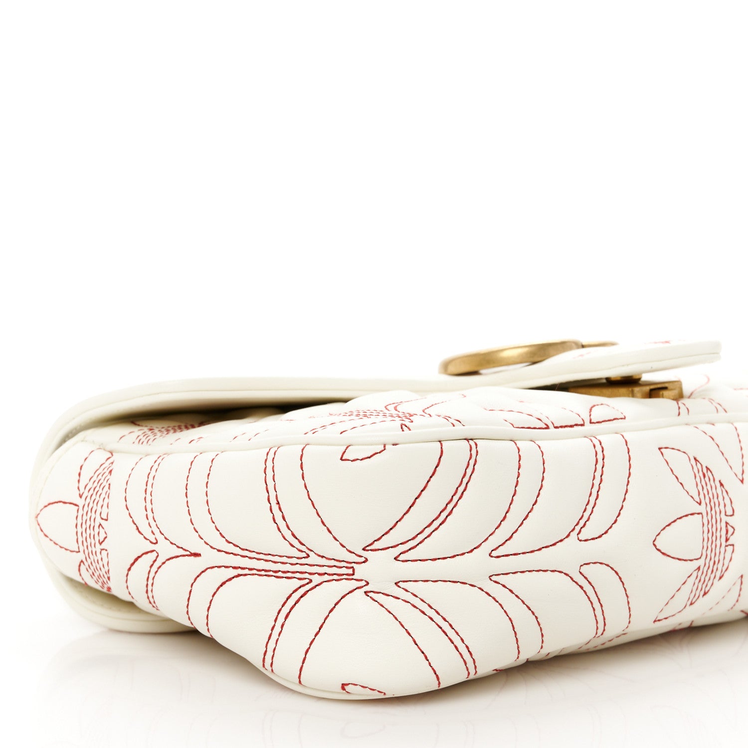 Gucci X Adidas Calfskin Matelasse Small GG Marmont Shoulder Bag