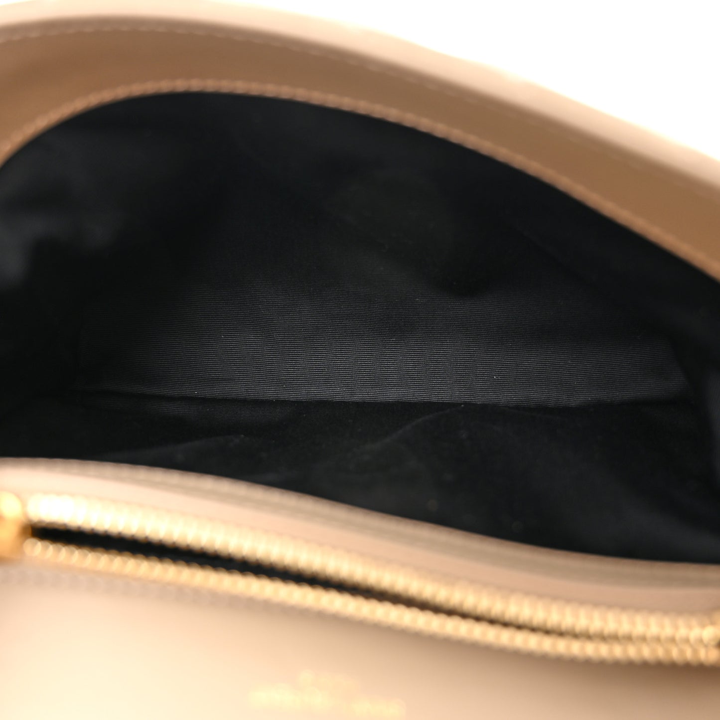 Suede Matelasse Chevron Monogram Medium College Bag Matte Gold