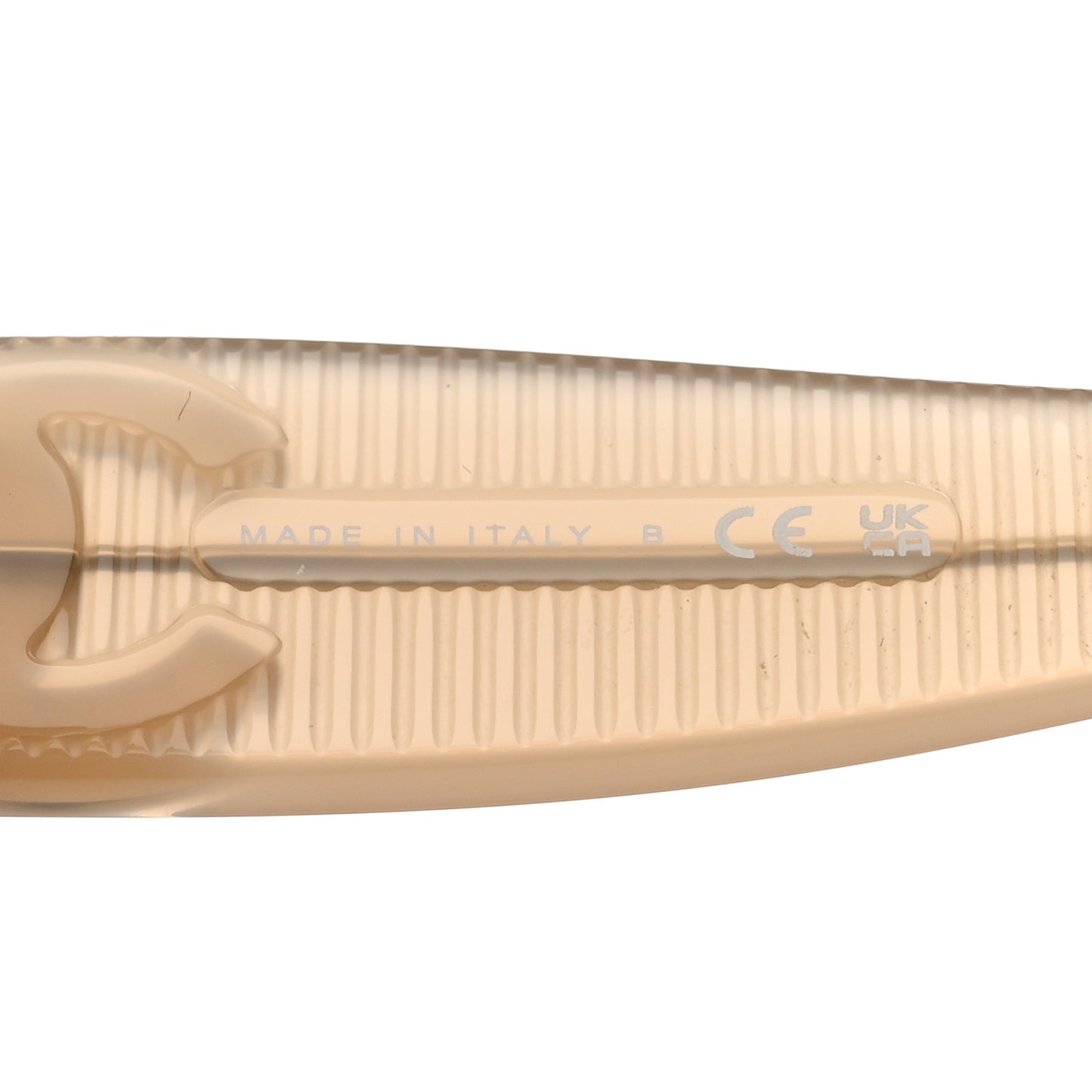 Acetate Rectangle Sunglasses 5493-A Light Yellow
