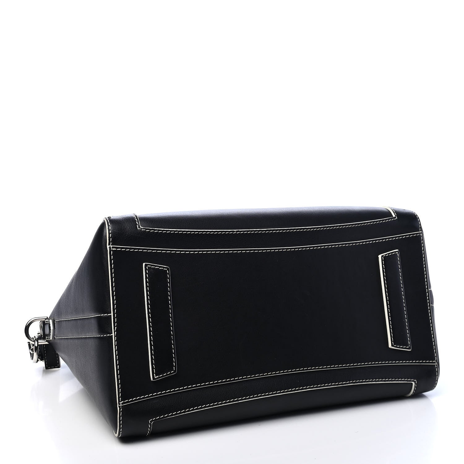 Givenchy Calfskin Contrast Stitched Medium Antigona Black 4 of 10