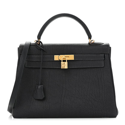 Hermes Fjord Kelly Retourne 32 Indigo 1 of 14