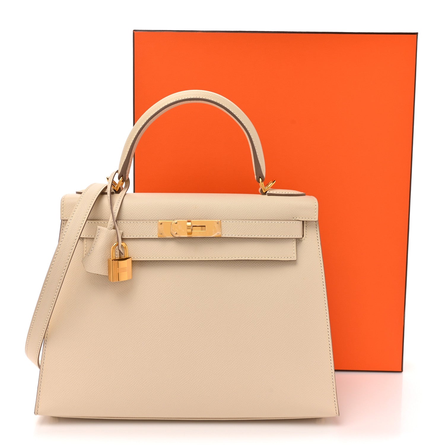 Hermes Epsom Kelly Sellier 28 Craie 12 of 12