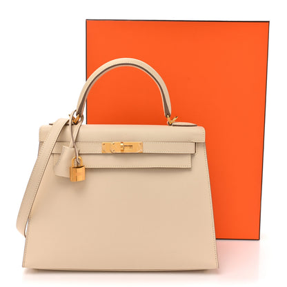 Hermes Epsom Kelly Sellier 28 Craie 12 of 12