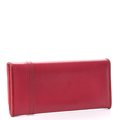 Prada Saffiano Bow Continental Flap Wallet 3 of 6