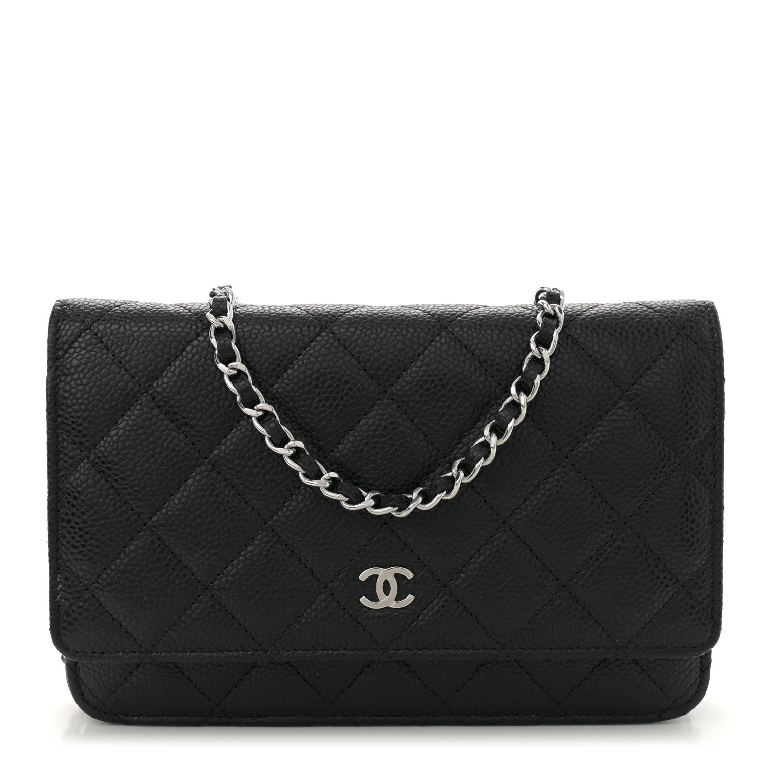 Chanel Caviar Quilted Wallet on Chain WOC Black 1 of 11