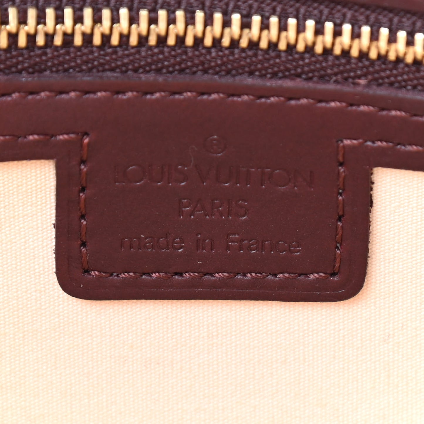 Mini Monogram Alma Long Cherry