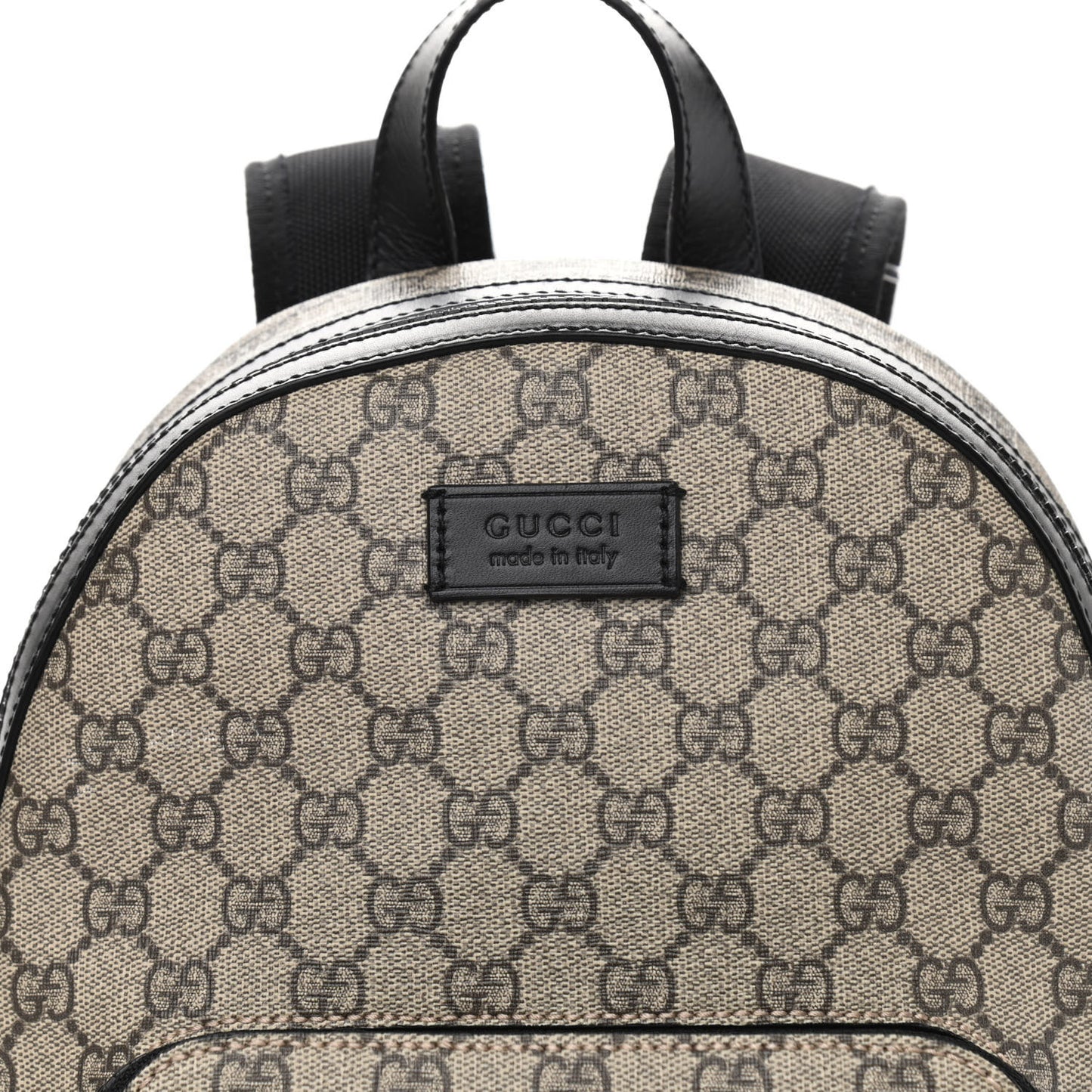 GG Supreme Monogram Small Eden Day Backpack Black