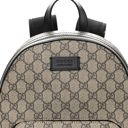Gucci GG Supreme Monogram Small Eden Day Backpack Black 9 of 11