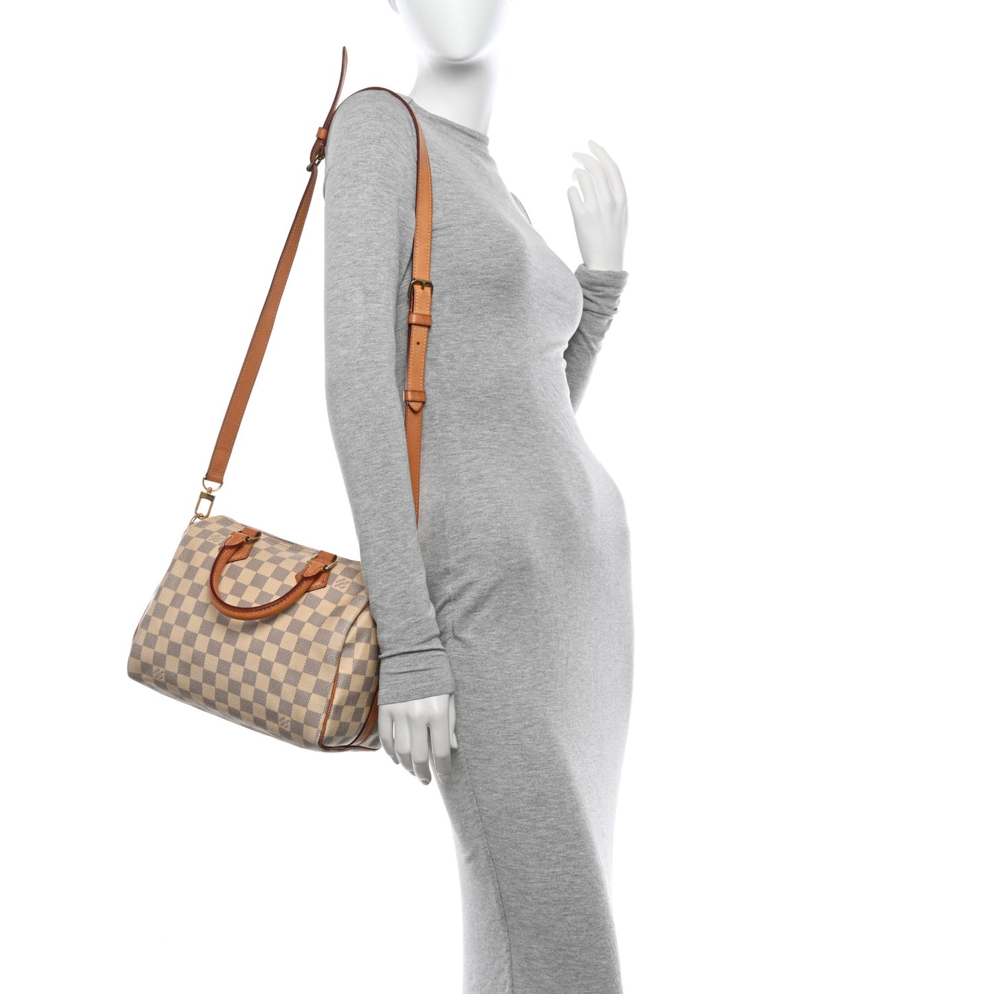 Damier Azur Speedy Bandouliere 25