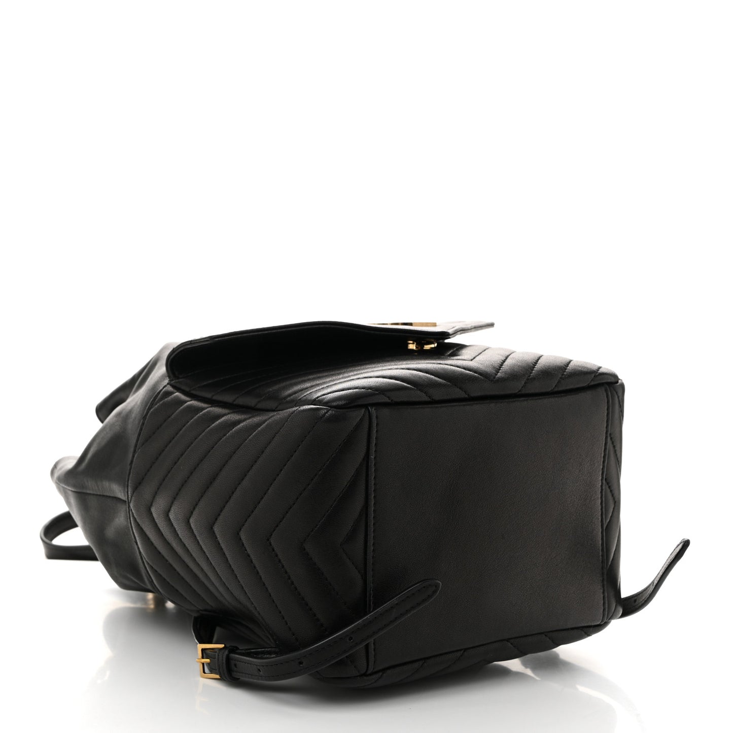 Lambskin Matelasse Monogram Joe Backpack Black