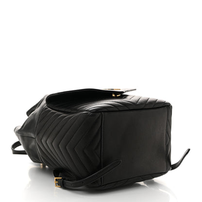 Saint Laurent Lambskin Matelasse Monogram Joe Backpack Black 4 of 10