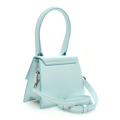 Jacquemus Grained Calfskin Le Chiquito Moyen Light Blue 2 of 10