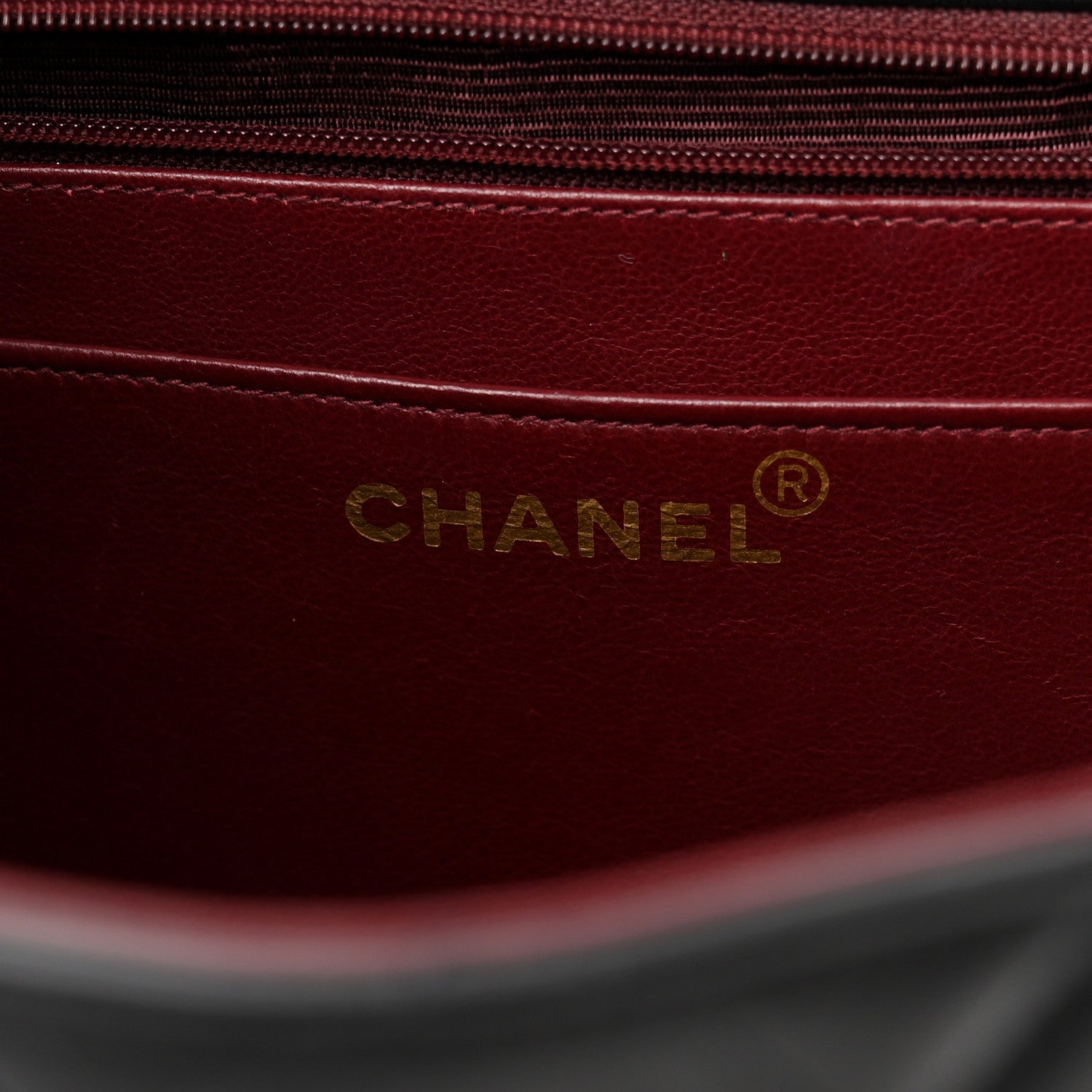 Chanel Lambskin Quilted XL Jumbo Single Flap Black 6 of 10