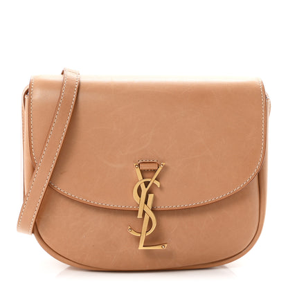 Saint Laurent Smooth Vintage Calfskin Monogram Medium Kaia Satchel Gold 1 of 11