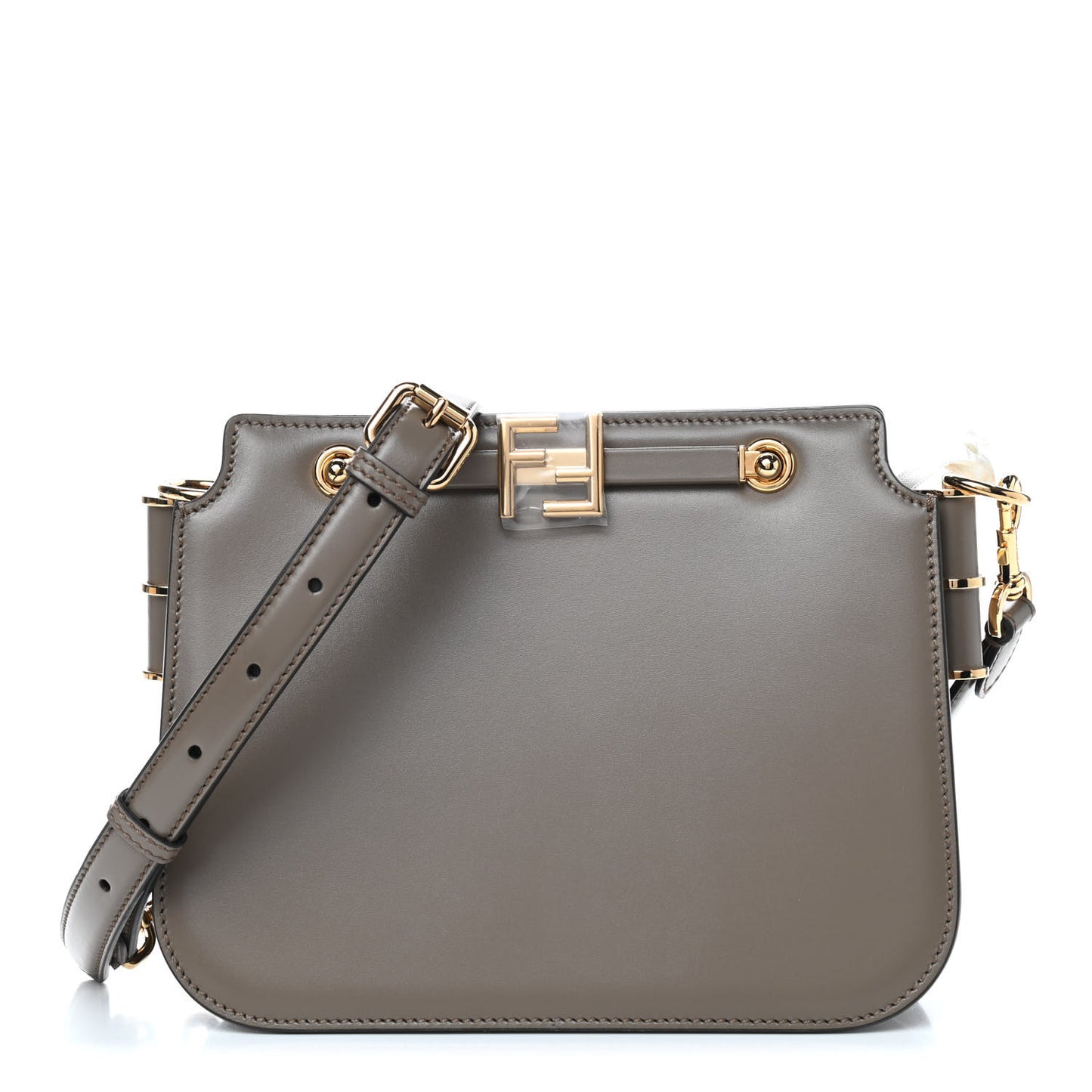 Vitello King Luxor Fendi Touch Shoulder Bag Tartufo
