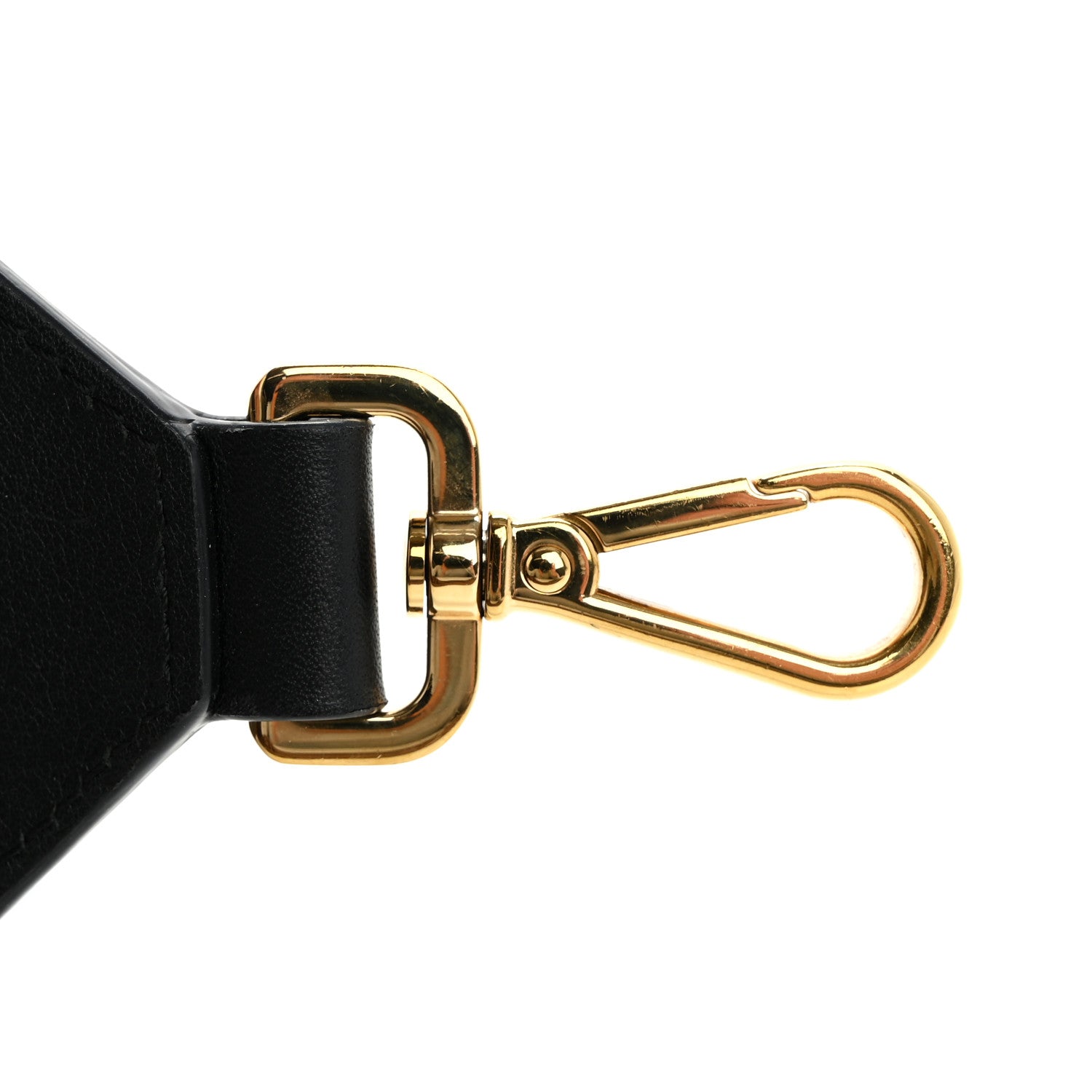 Fendi Jacquard Ribbon Vitello King FF Adjustable Strap You Fango Marrone Black 5 of 8