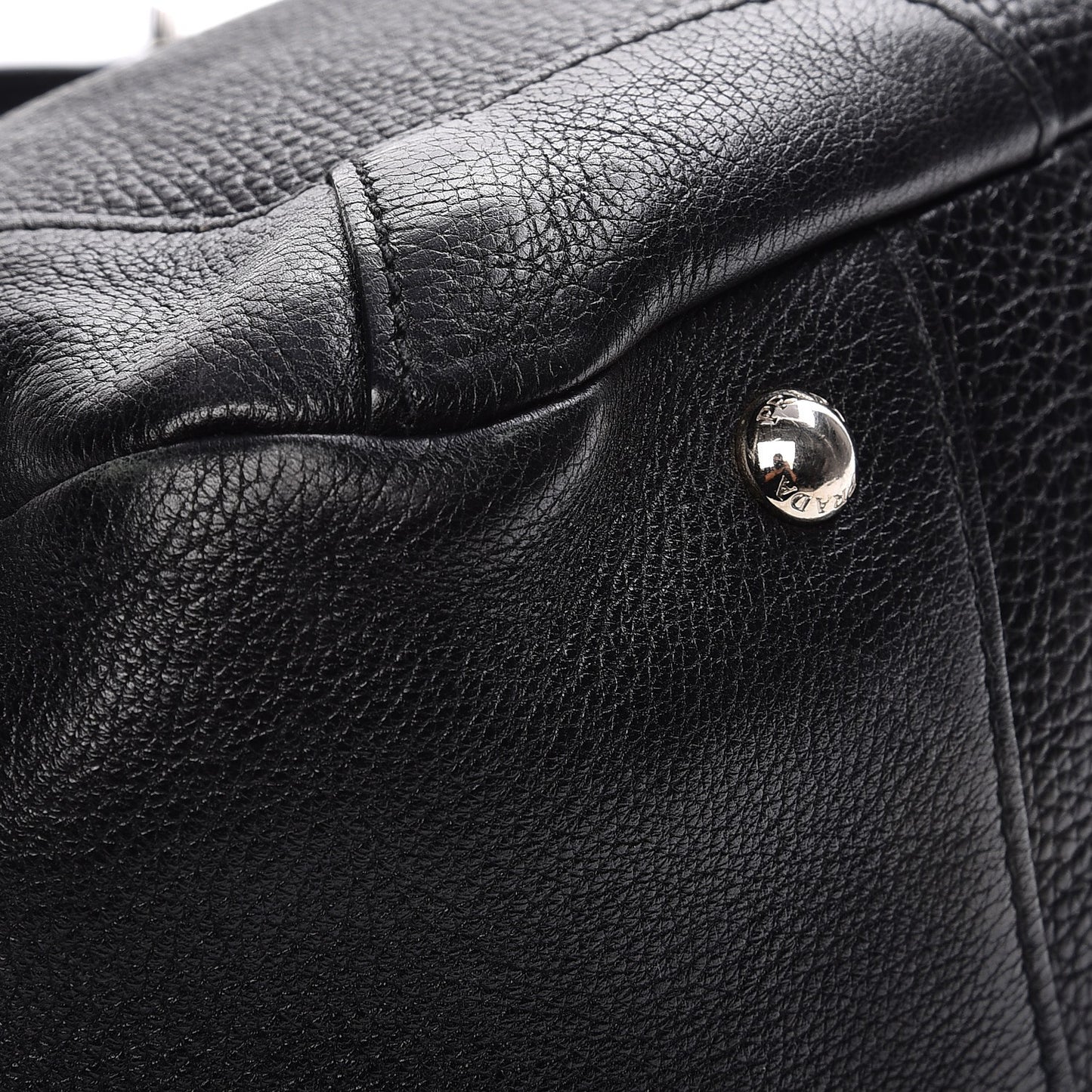 Vitello Daino Side Pocket Hobo Nero Black