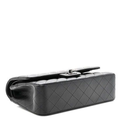 Chanel Lambskin Quilted Medium Double Flap So Black 4 of 10