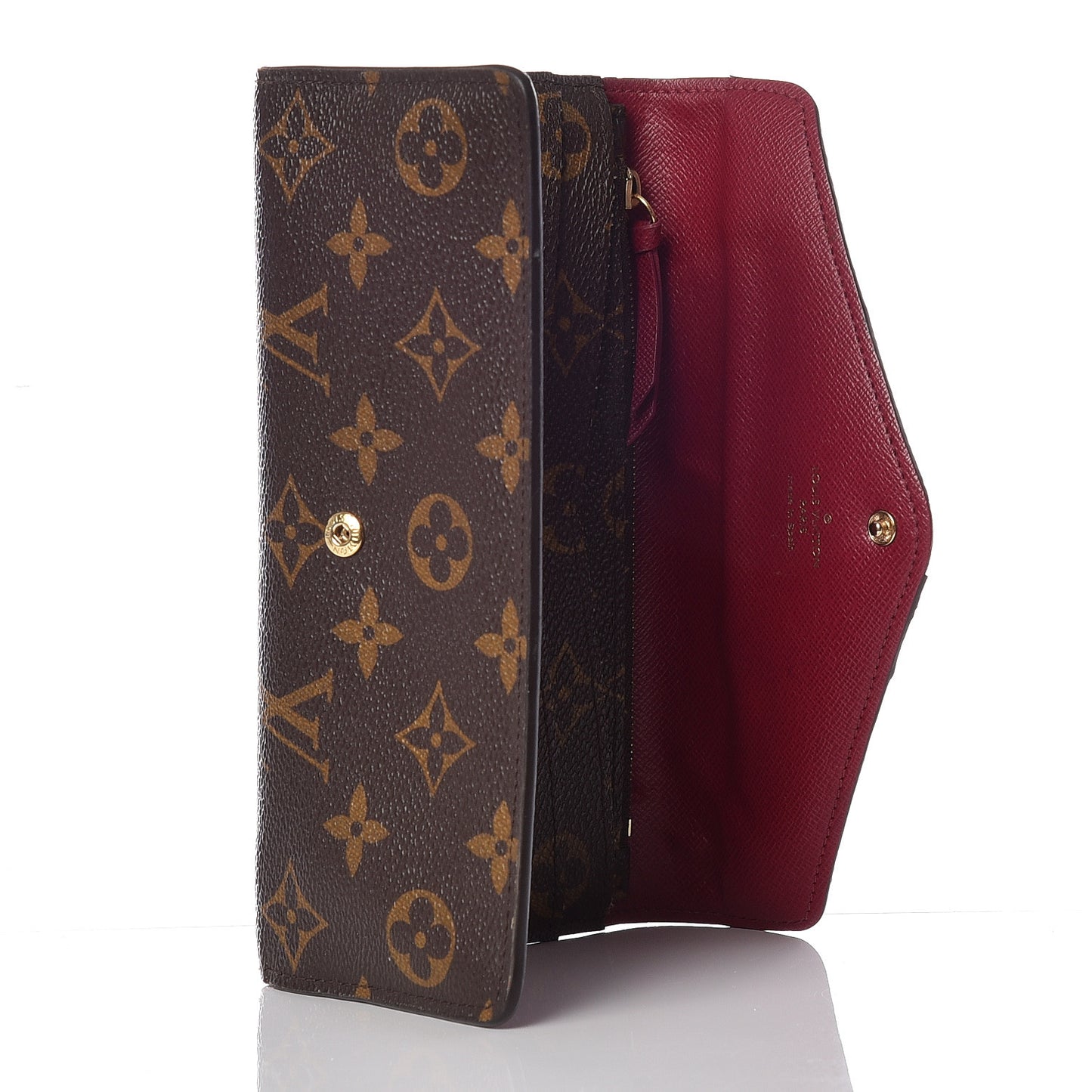 Monogram Josephine Wallet Fuchsia