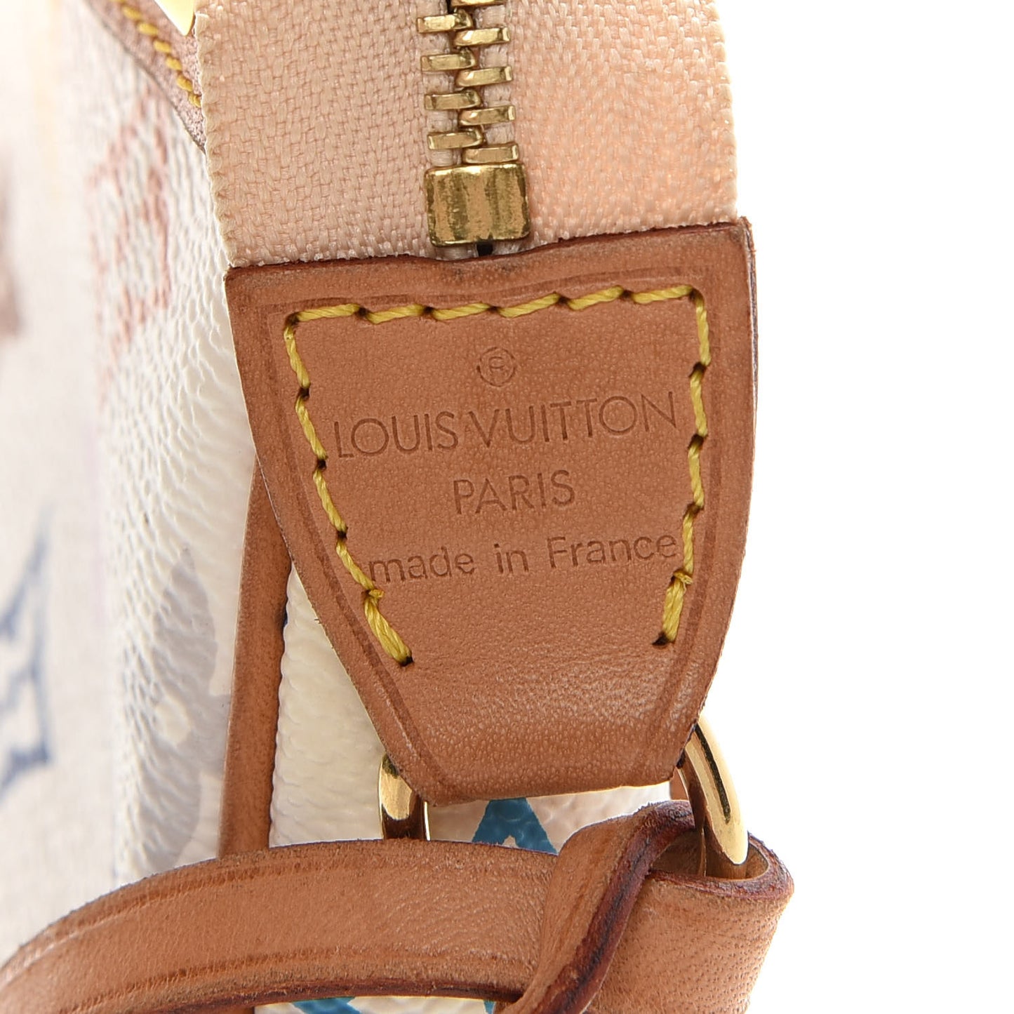 Monogram Multicolor Pochette Accessories White
