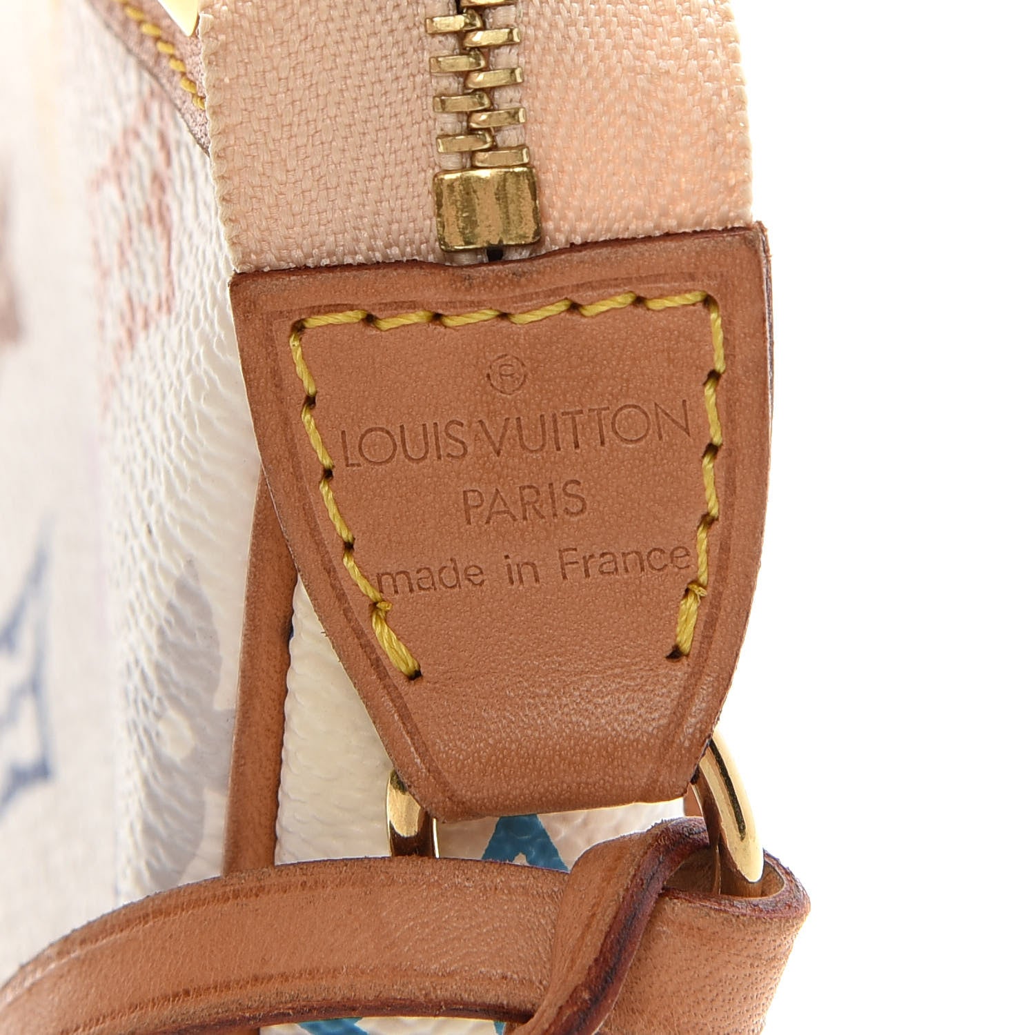 Louis Vuitton Monogram Multicolor Pochette Accessories White 5 of 7