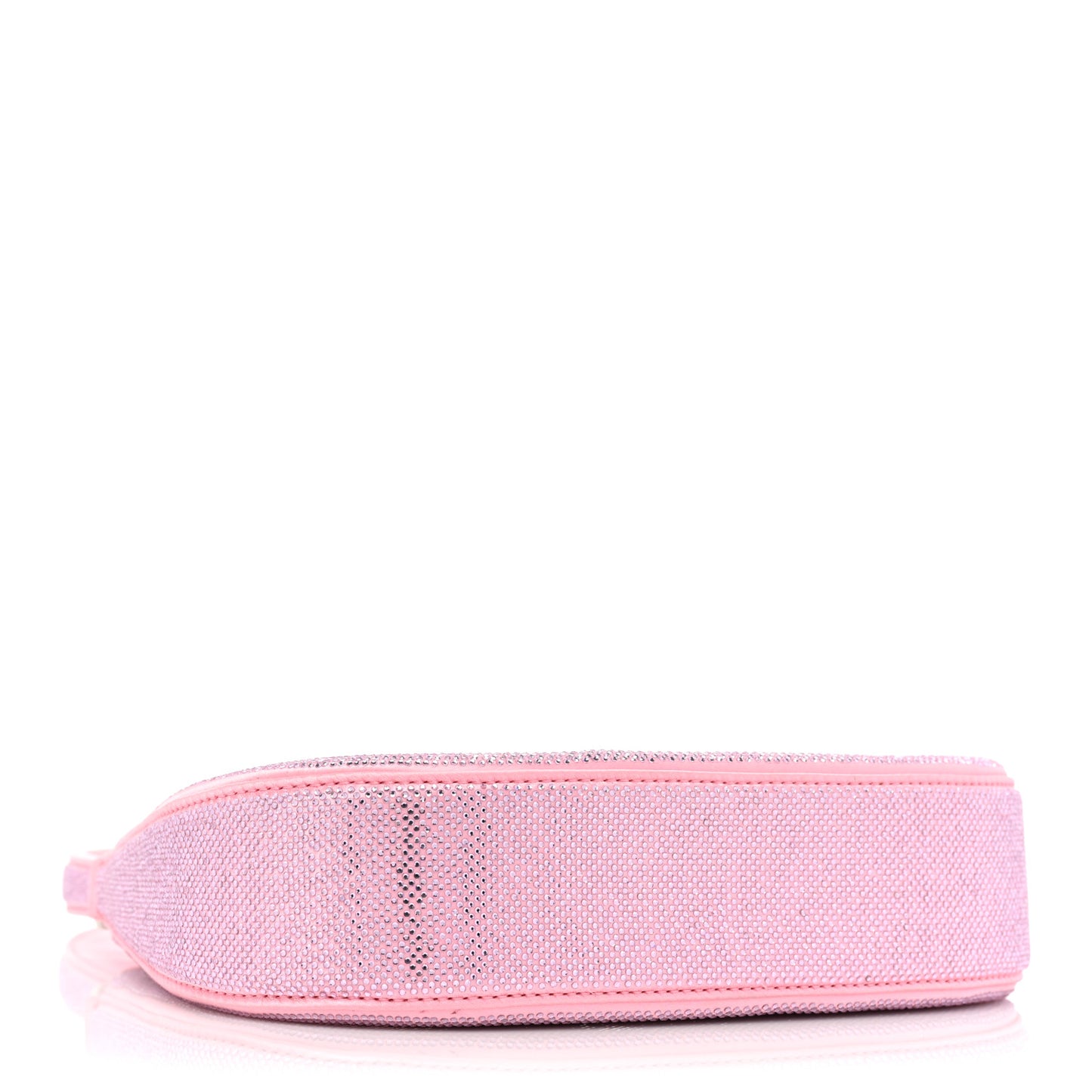 Mesh Crystal Rhinestone Small Legacy Hobo Prism Pink