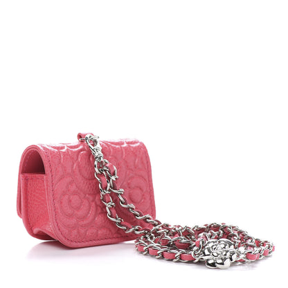 Chanel Caviar Camellia Embossed Airpods Pro Case Pink 3 of 9